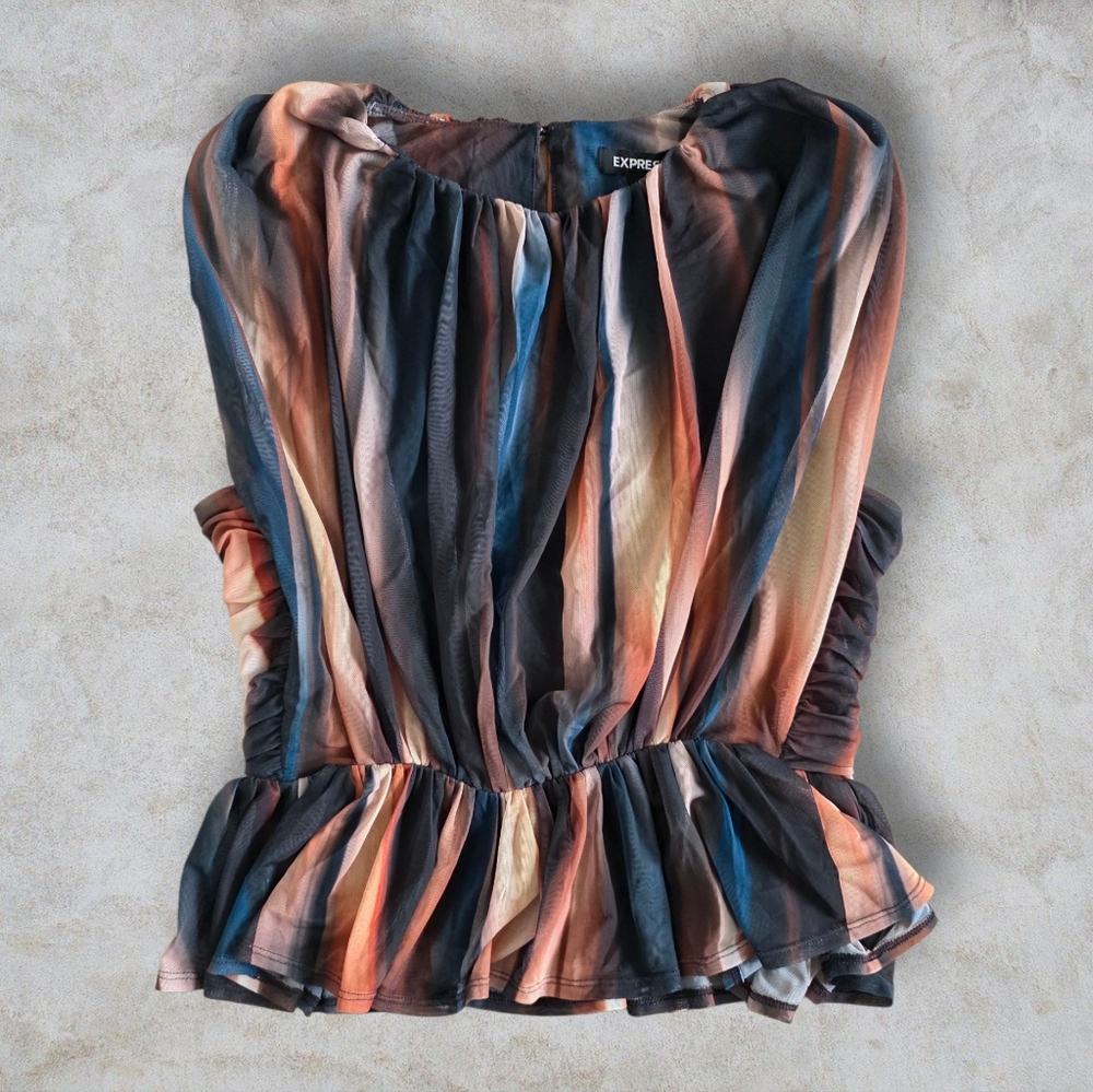 Express Woman Sleeveless Elegant Blouse - Size M - Gently Used